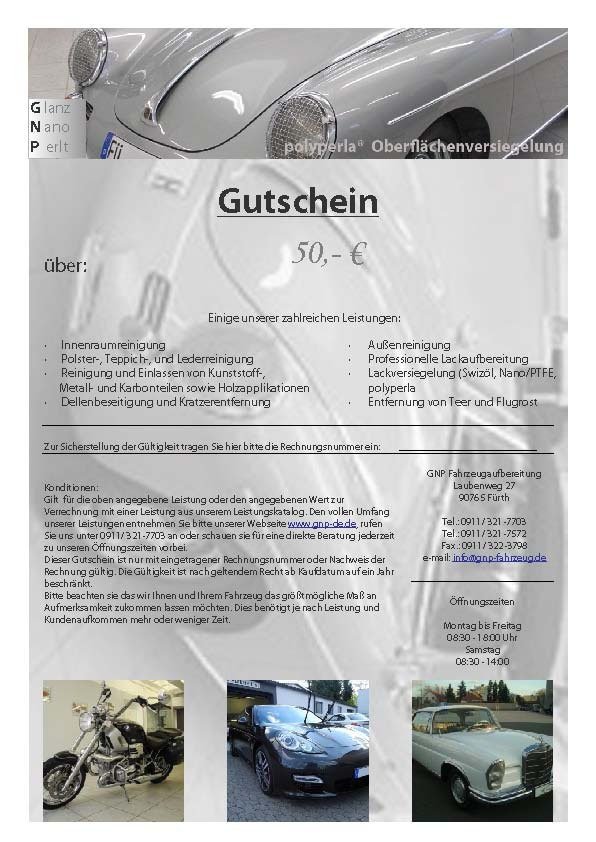 GNP Geschenkgutschein